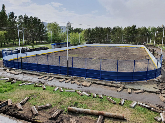 Поставка и монтаж хоккейной коробки