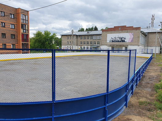 Поставка и монтаж хоккейной коробки